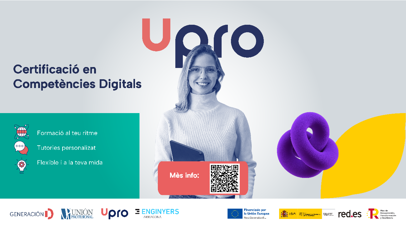 [PROGRAMA UPRO] CERTIFICACIÓ EN COMPETÈNCIES DIGITALS. Modalitat semipresencial.