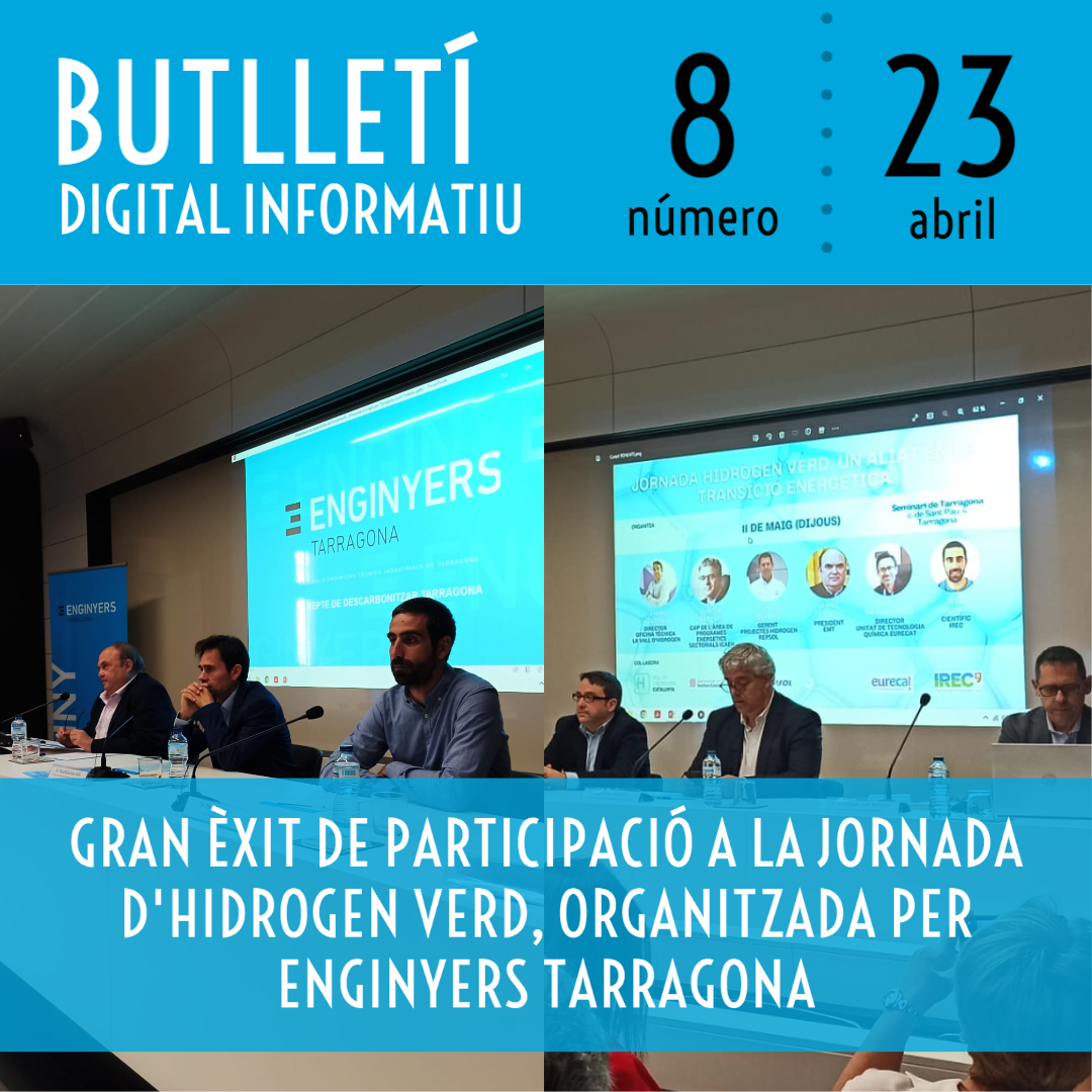 Butlletí Digital Informatiu Enginyers Tarragona | núm. 8 maig 2023 |