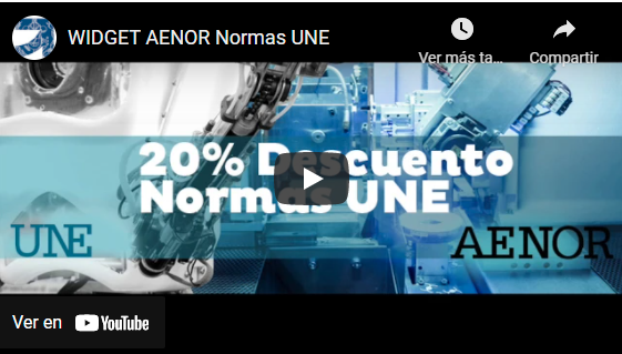 20% de descompte en la compra de normes UNE